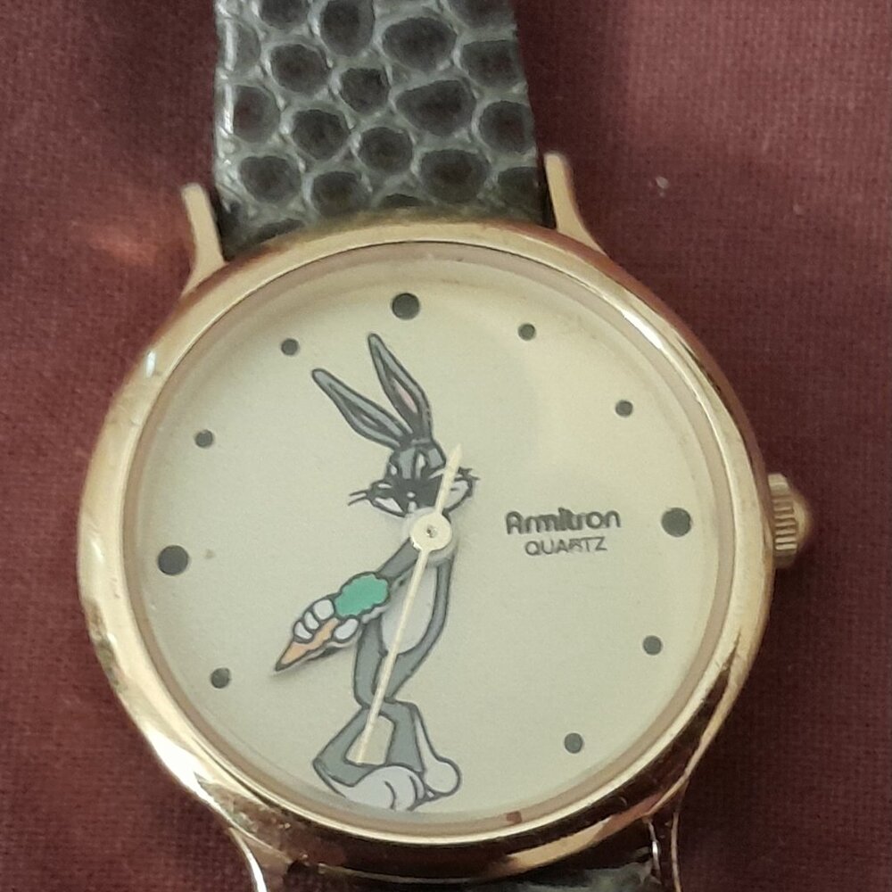 Vintage Bugs Bunny Armitron Quartz Women's Wristwatch